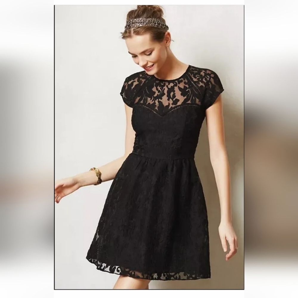Dolce Vita XS Black Lace Anthropologie Dress
